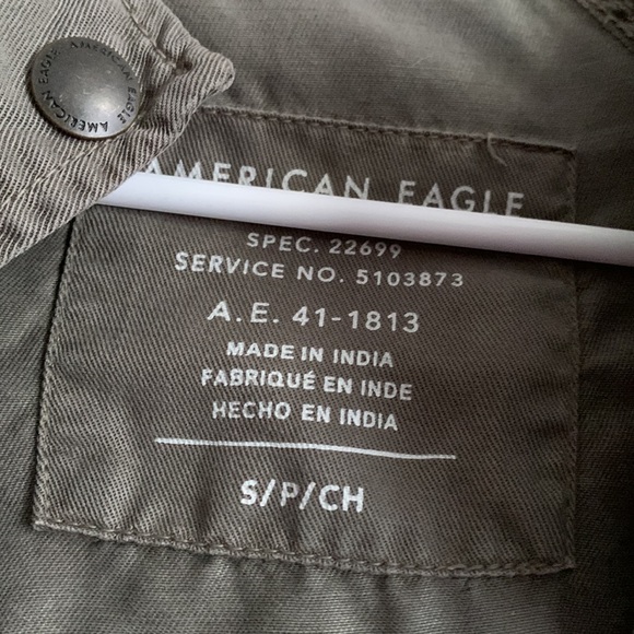 Green Cargo Military Jacket | American Eagle - Picture 2 of 3
